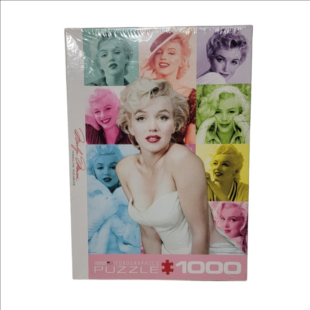 Eurographics MARILYN MONROE 1000 Piece Puzzle Faces Of Marilyn NIB Gift 🎁